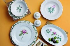 Porland Flower 34 Parça 6 Kişilik Yemek Takımı