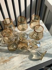 Kcd Kahve Yanı Bardak Sarı Mat Altın 6 Lı 95514-3835S