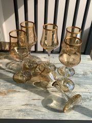 Kcd Kahve Yanı Bardak Sarı Mat Altın 6 Lı 95514-3835S