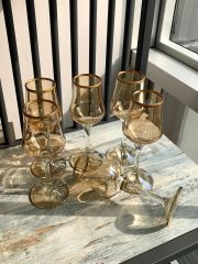 Kcd Kahve Yanı Bardak Sarı Mat Altın 6 Lı 95514-3835S