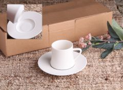 Gönül Kahve Takımı Sade 6 Lı G2163