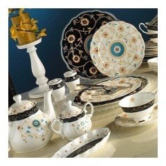 Aryıldız 51019 Bone Porselen 36 Parça Kahvaltı Seti