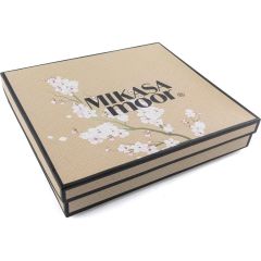 Mikasa Moor Lalin Asorti Siyah Beyaz Gold 6'lı Porselen Kahve Fincan Seti 371319