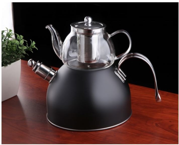 Gönül Çaydanlık Takımı Siyah G2703