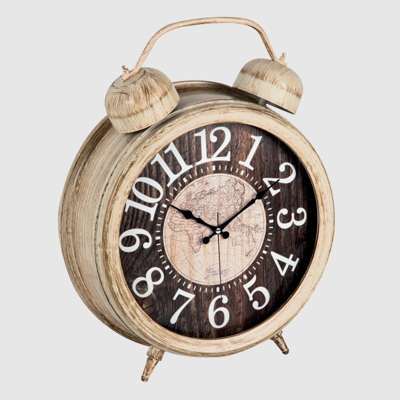 Kosova Masa Saati Krem Ceviz Antik Peter D-600-06