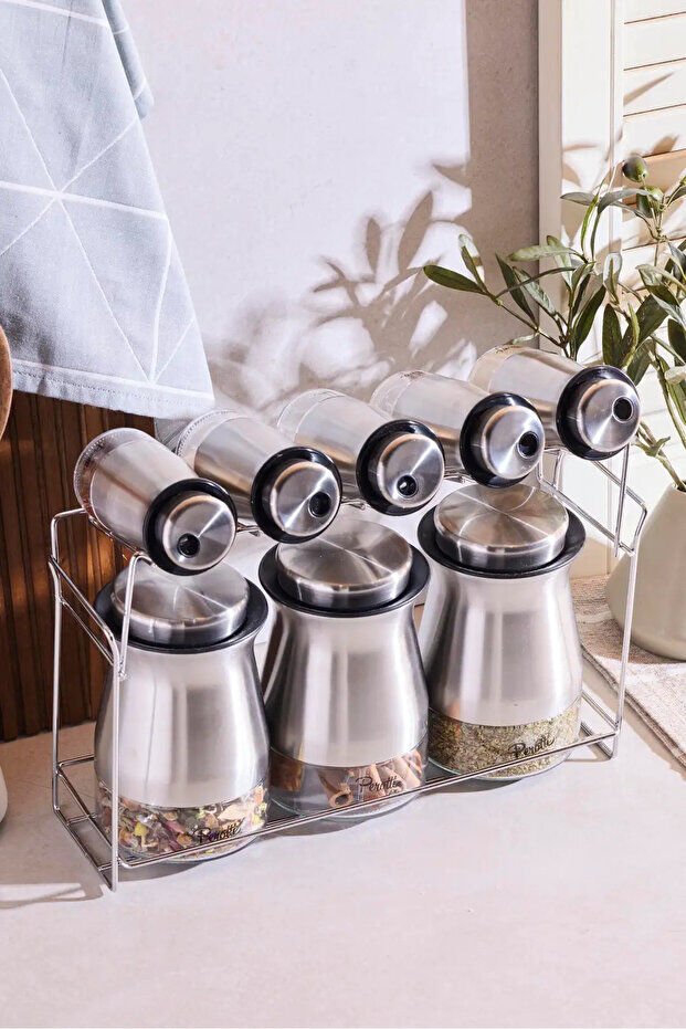 Perotti Baharat Takımı 7 Li Standlı Inox 1302090013