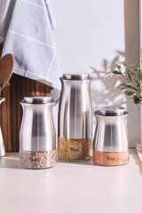 Perotti Saklama Kabı 3 Lü Inox