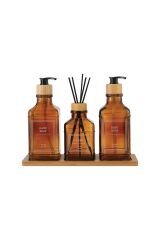 Perotti Sıvı Sabunluk 3 Lü Rogan Amber 18049