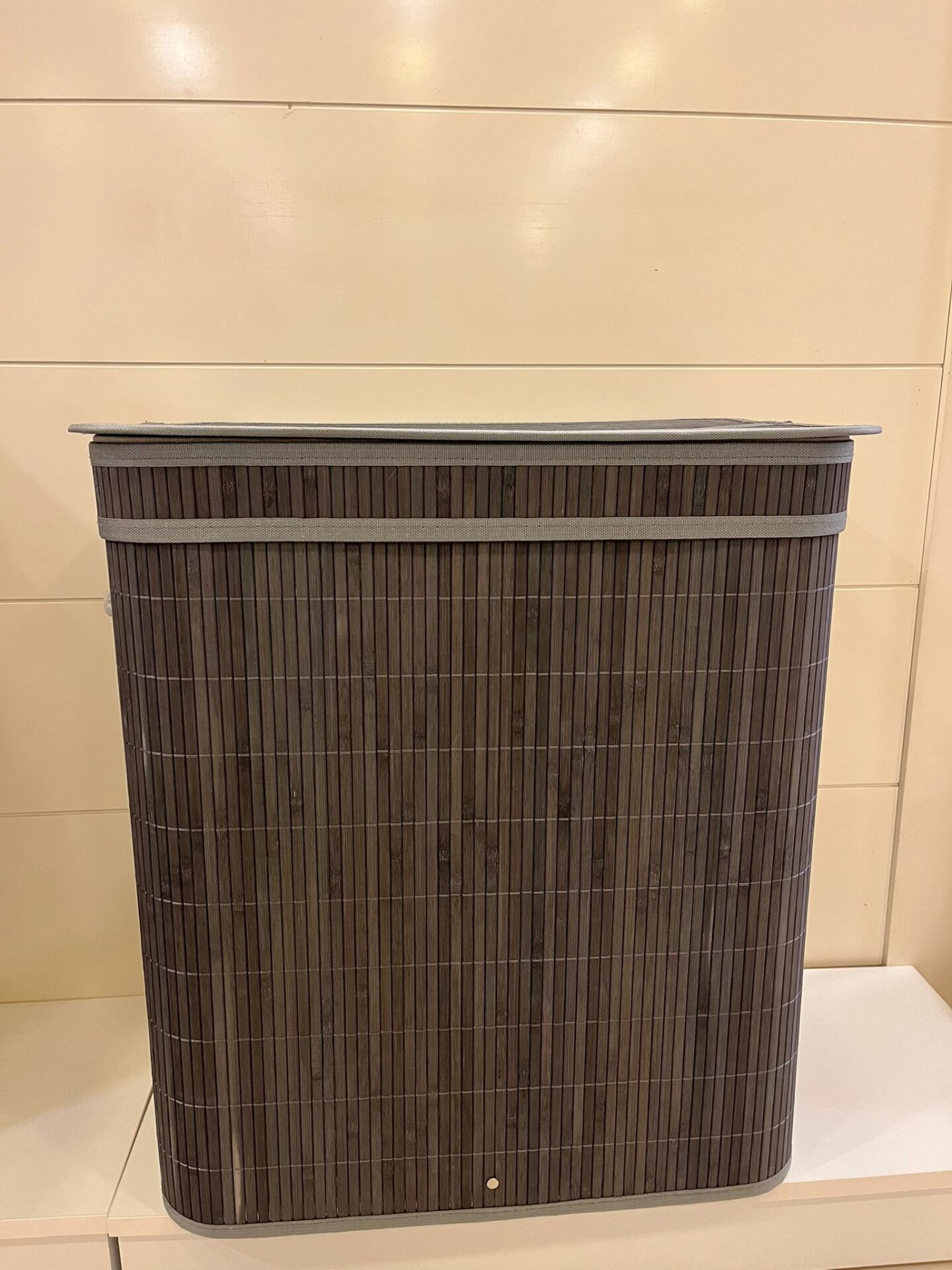 Gönül Çamaşır Sepeti Bambu Gri G3935
