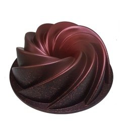 Oms 3244 Döküm 26 Cm Rüzgar Gülü Kek Kalıbı Kırmızı