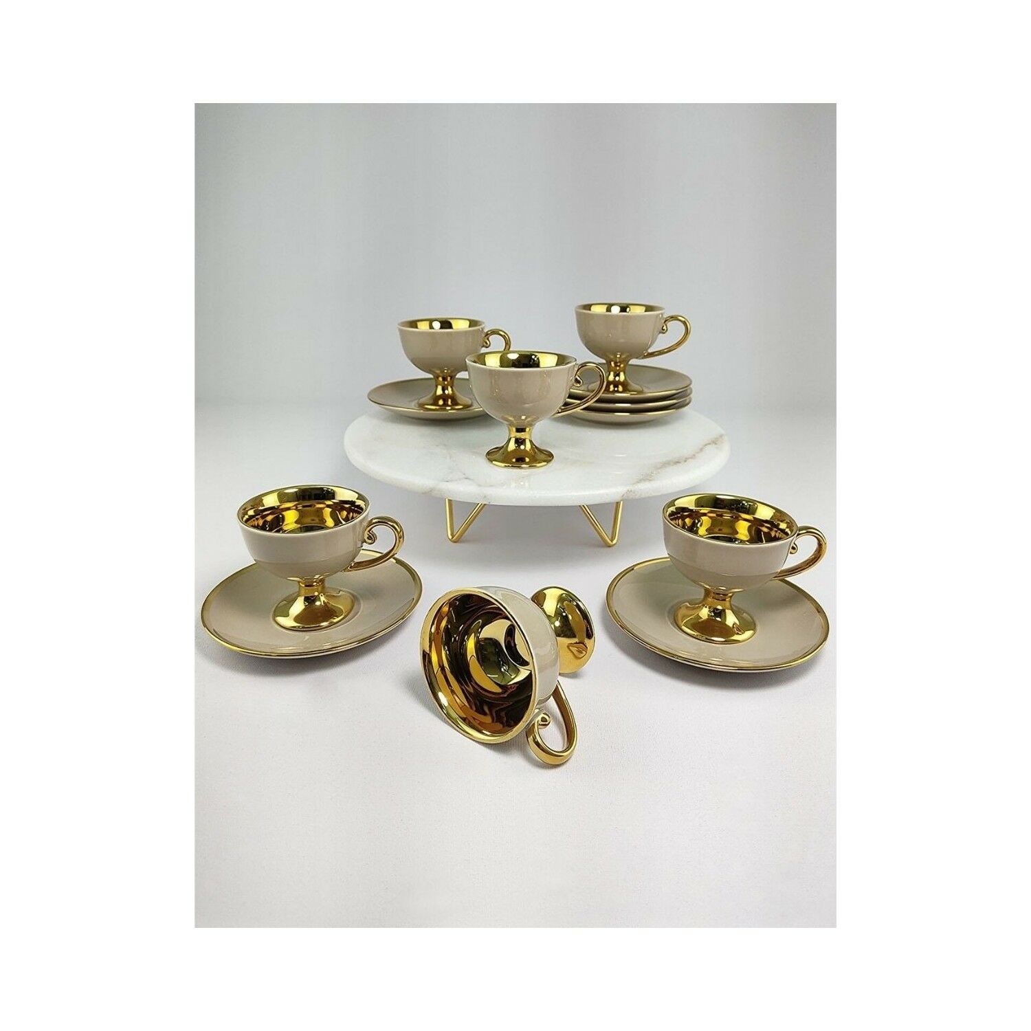 Kosova Porselen 6'lı Fincan Takımı Bej İST 96
