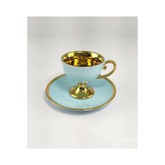 Kosova Porselen 6'lı Fincan Takımı Turkuaz  İST 97