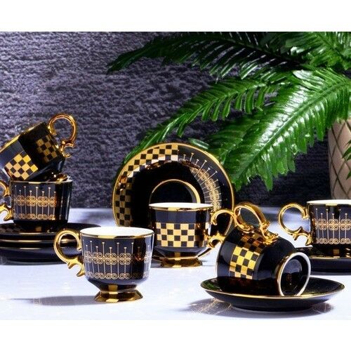 Kosova Kahve Takımı Ayaklı Black İST-118