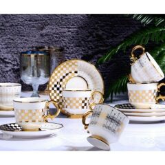 Kosova Kahve Takımı Ayaklı Whıte İST-119