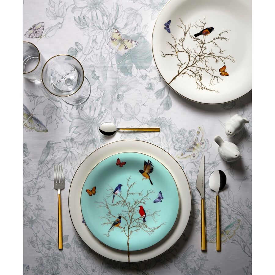 Karaca Fine Pearl Grace Mint 62 Parça İnci Yemek Takımı