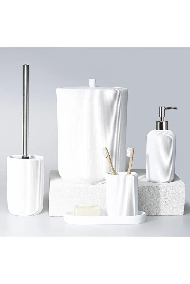 Selim Banyo Seti Lydia Beyaz 160BYZ15RS