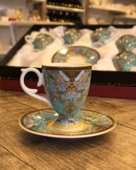 Kosova Kahve Takımı Renaissance Blue FIN-541