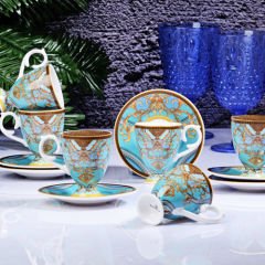 Kosova Kahve Takımı Renaissance Blue FIN-541