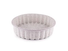 Taç Granit Döküm Tart Kalıbı Krem 26 cm