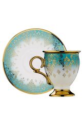 Aryıldız Gonca Kahve Takımı Renkli Gold 153AR250679