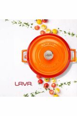 Lava Kısa Tencere Trendy Turuncu 28 Cm St 28