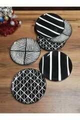 Kosova Pasta Tabağı 6 lı Black -5602