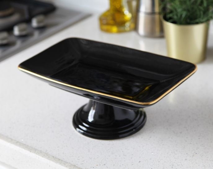 Gönül Çikolatalık Ayaklı Siyah Gold G2825