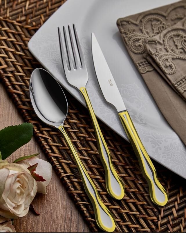 Hira 84 Parça Milano Gold Çatal Kaşık Bıçak Seti