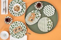 Porland 36 Parça Kaktüs Kahvaltı Takımı 04POR033149