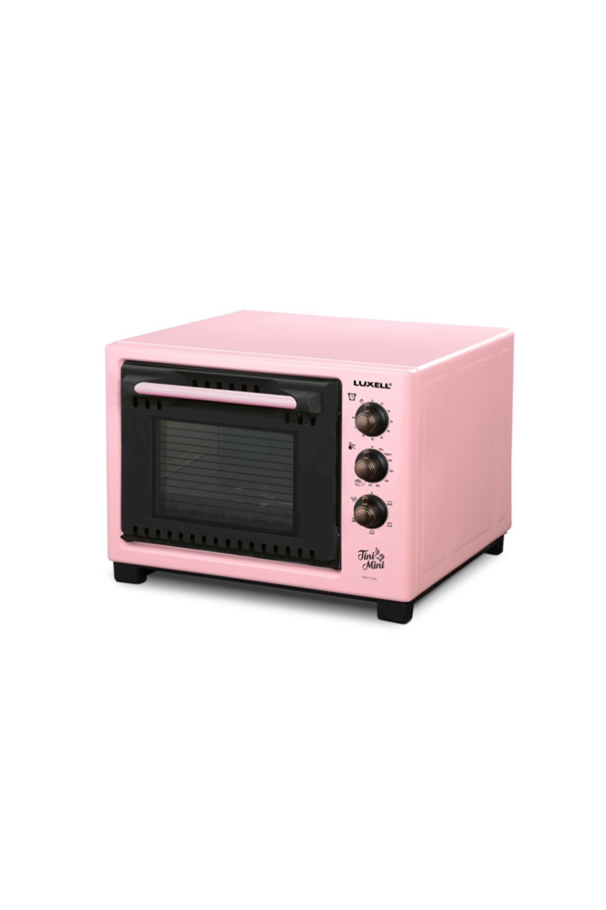 Luxell Rustik Tini Mini Fırın Pembe Lx-8689