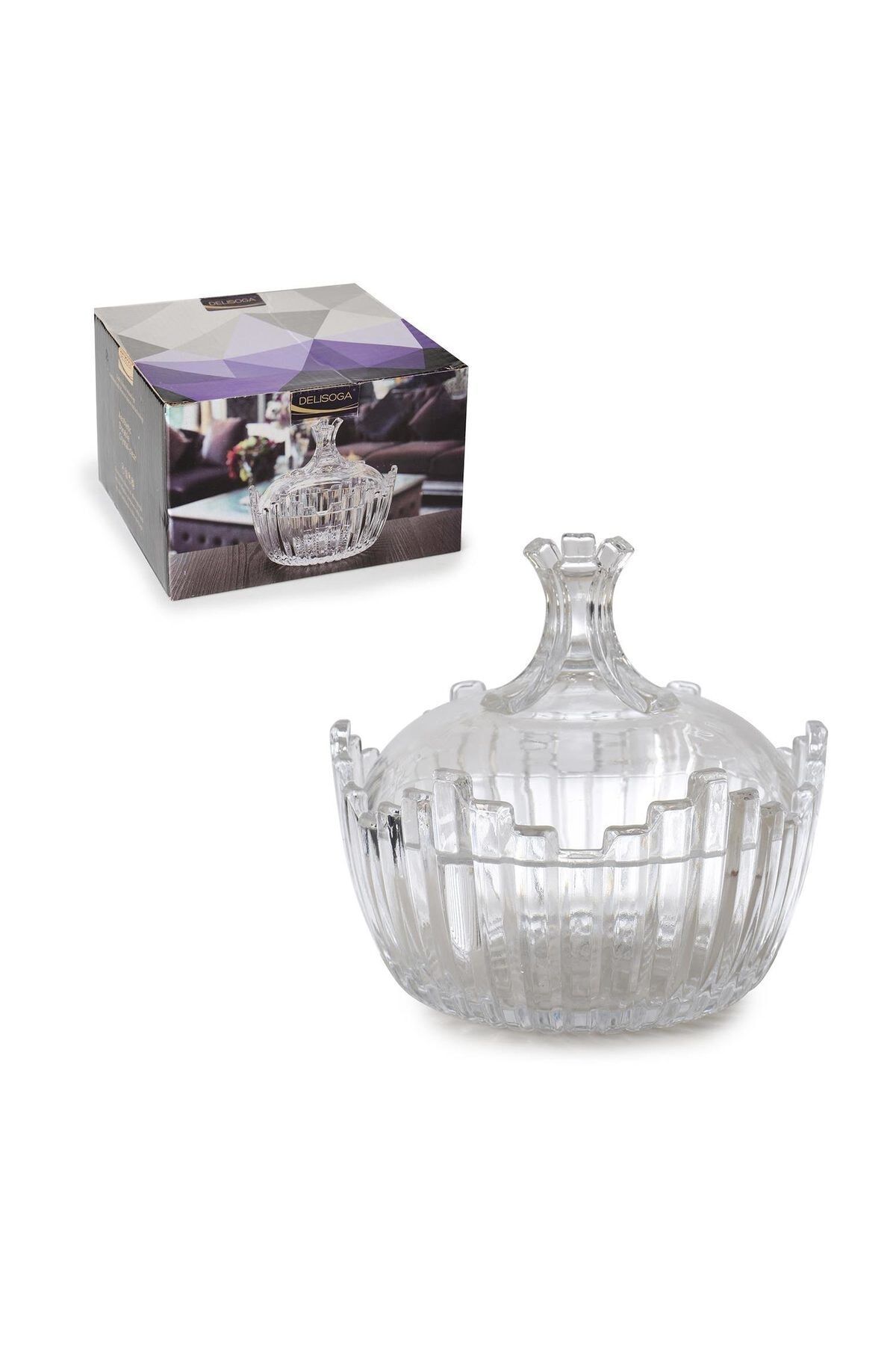 Delı Glass Cam Şekerlik DSTG2026-5