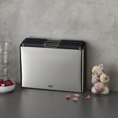 Joseph Joseph Folio Steel 4 lü Kesme Tahtası Seti Gri