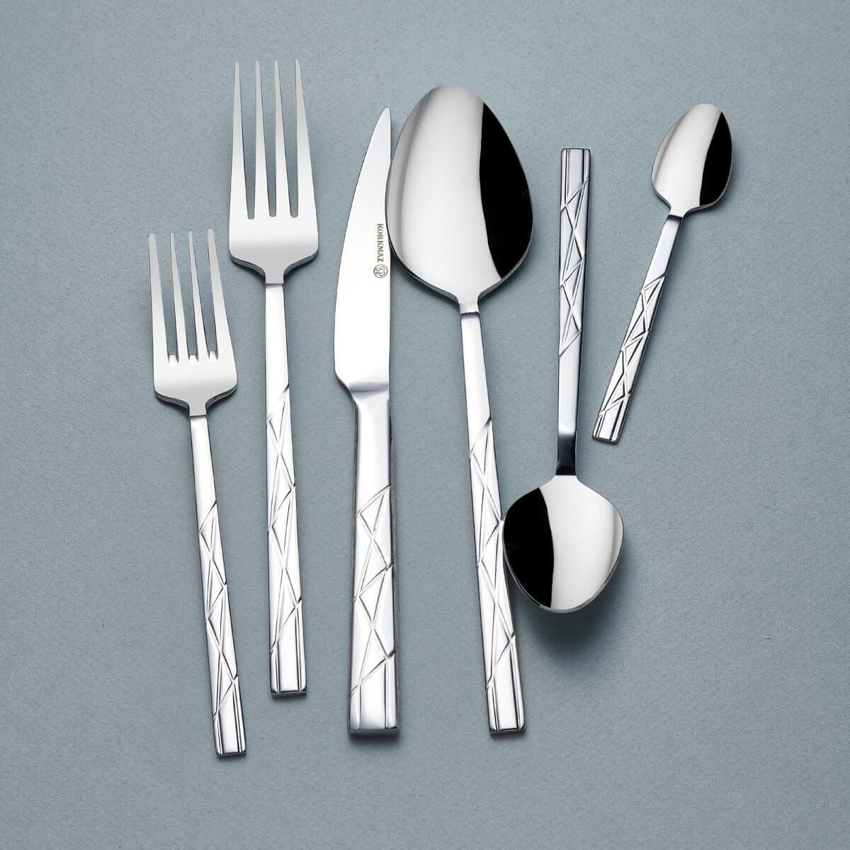 Korkmaz Stona 72 Parça Çatal Kaşık Bıçak Seti A2481