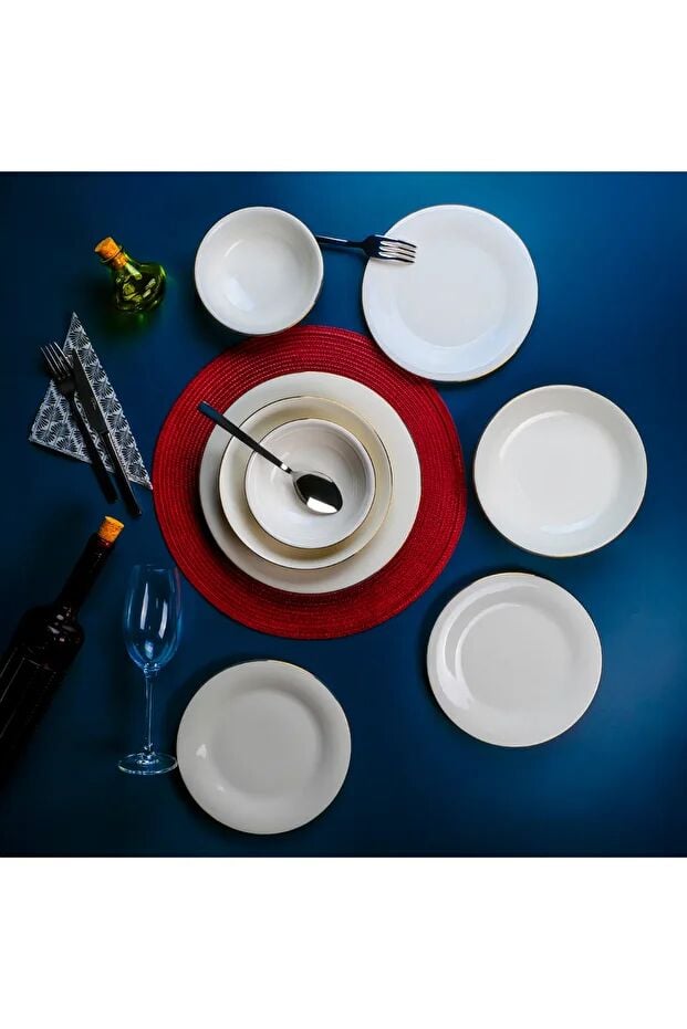 Aryıldız 24 Parça Mia Yemek Takımı Gold 153AR998354