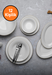 Aryıldız 60 Parça Capella Yemek Takımı Gold AR4038123