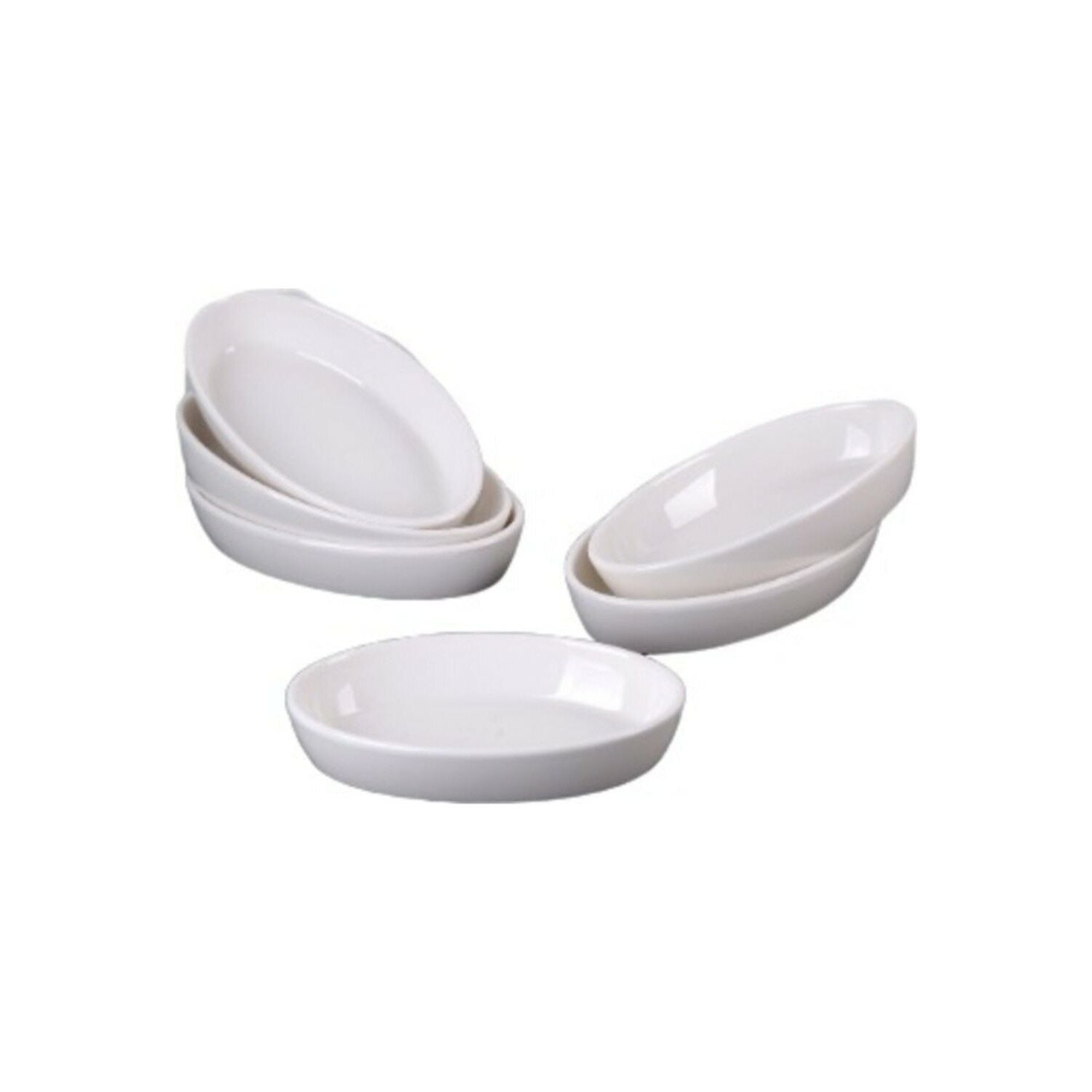 Gönül Kayık Tabak 3 Lü Beyaz G1349