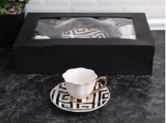 Gönül Kahve Takımı 6 Lı Beyaz G2624