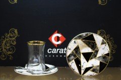 Çerçi Çay Takımı Yaldızlı 6 Lı BE16