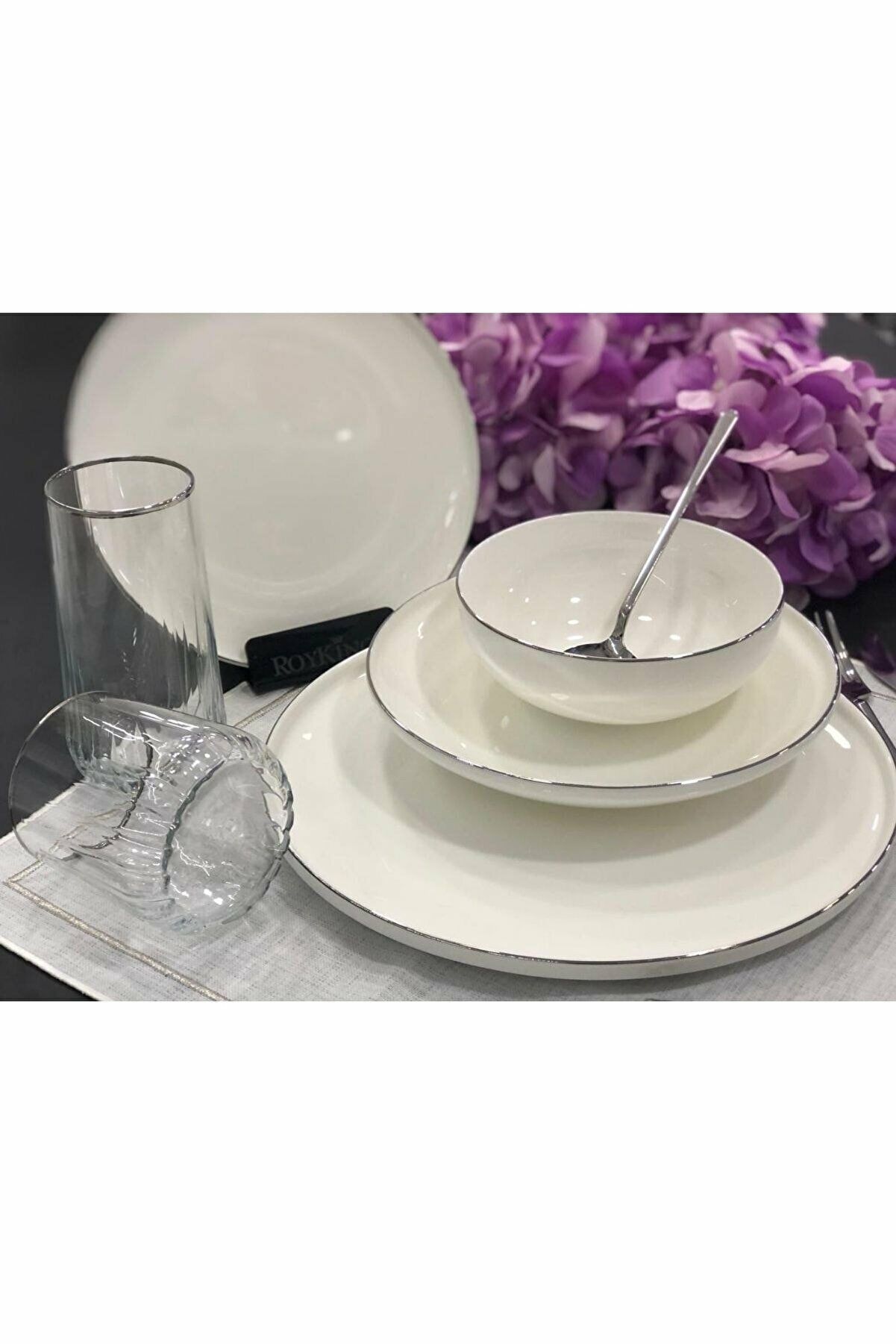 Roy King Sılver Slender 24 Parça Yemek Takımı DSN 046