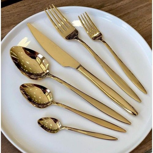 Roy King Ares Gold 36 Parça Çatal Bıçak Seti RSK 001