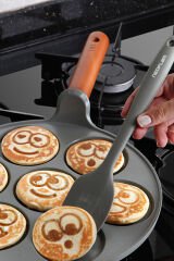 Neoflam 26 Cm Fika Pancake Tava Döküm Gri D-NEOGPC126