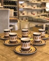 Lotus Kahve Takımı Bone Mahidevran 6 lı