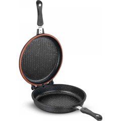 Korkmaz A1427 28 Cm Duplo Kapaklı Yuvarlak Tava