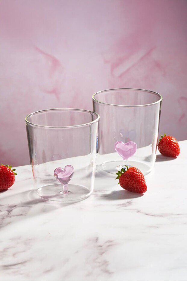 Peroti Bardak Love 2 Li Borosilikat 300 Ml 80001