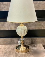 Aymet Abajur Mermer Desen Beyaz G101A K12