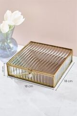 Perotti Cam Hediyelik Kutu Gio 18X18 Cm 16252