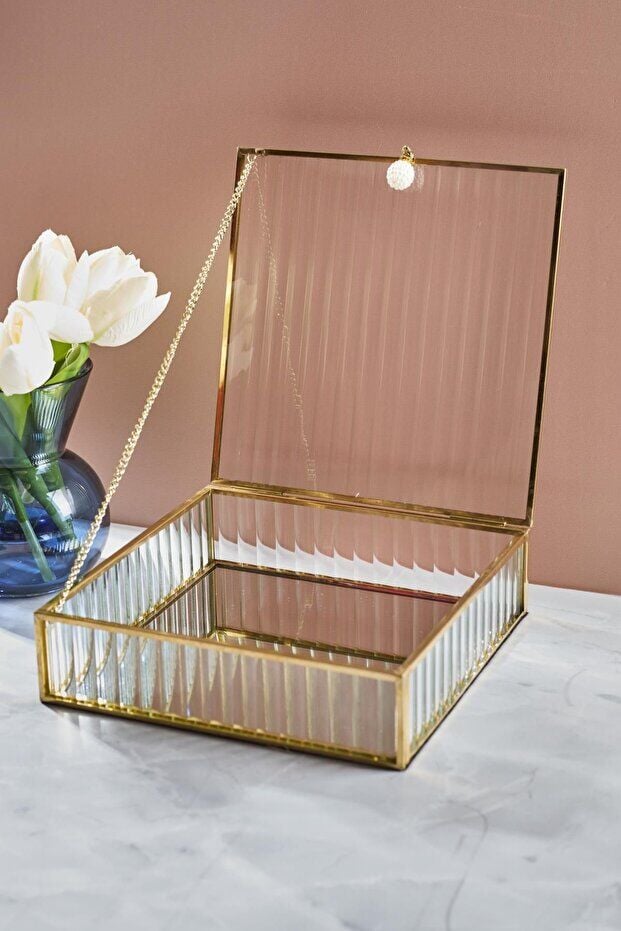 Perotti Cam Hediyelik Kutu Gio 18X18 Cm 16252