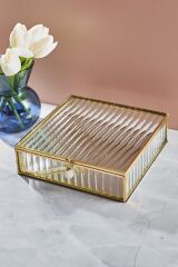 Perotti Cam Hediyelik Kutu Gio 18X18 Cm 16252