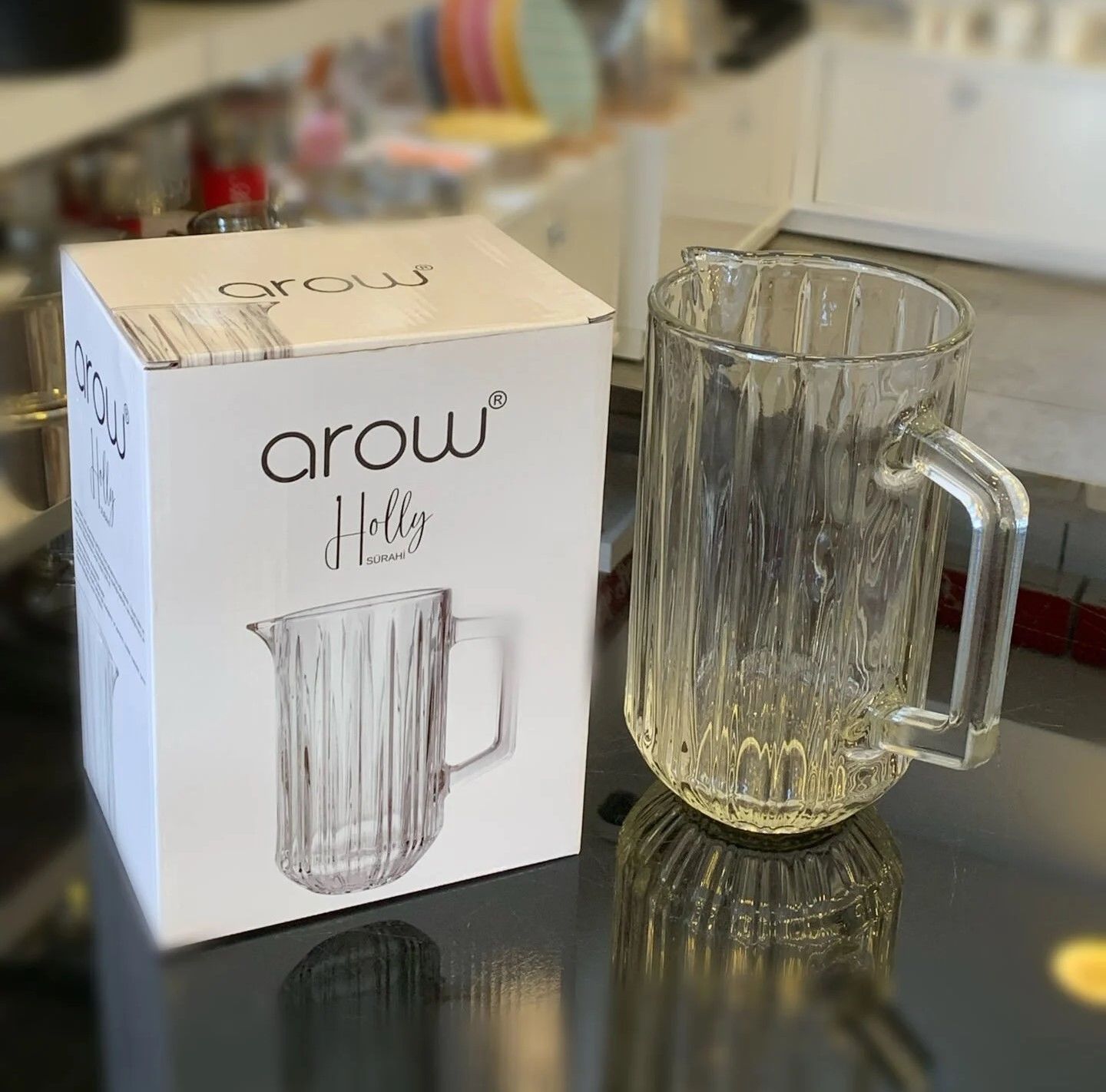 Arow Cam Sürahi Holly Tr-4194