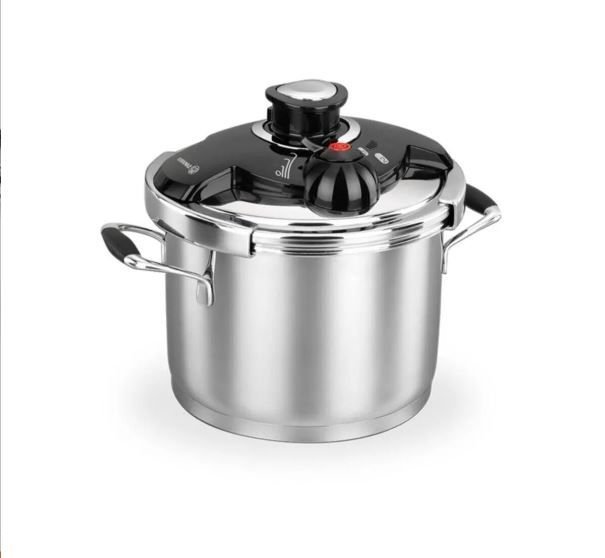 Korkmaz A159 6 Lt Flora Düdüklü Siyah